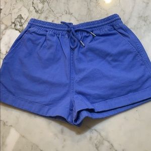 forever 21 purple/blue shorts